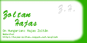 zoltan hajas business card